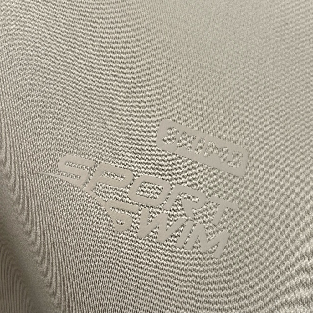 NWT SKIMS Sport Swim Scuba Mid Thigh Short in Desert - Picture 5 of 10